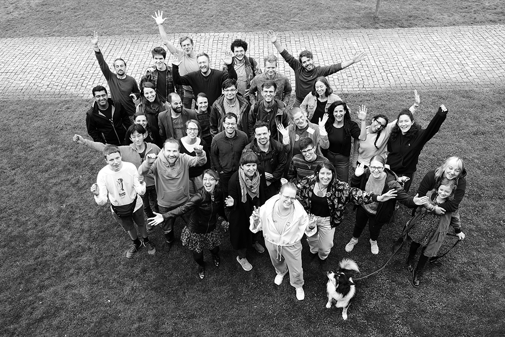 Group photo with participants of the Hackathon "Diversity Data"