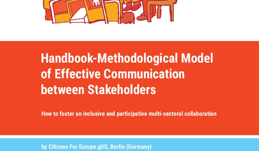 Handbook - Methods How to foster an inclusive and participative multi-sectoral collaboration