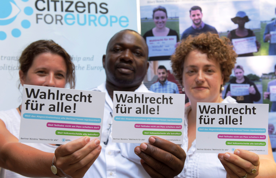 Voting Rights For All Coalition in berlin - Campaign 2016